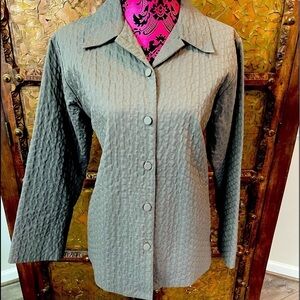 Eileen Fisher medium cotton‎ blend gray